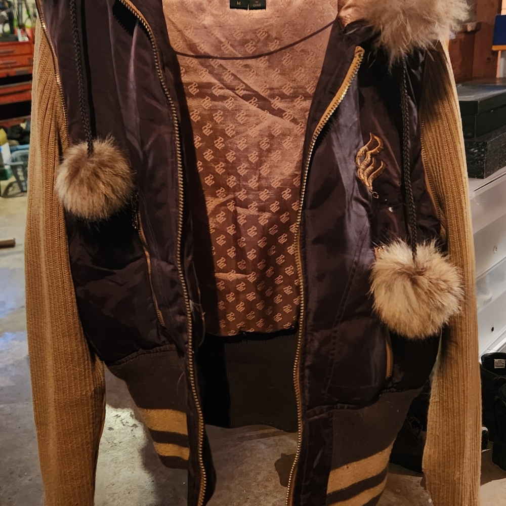 Rocawear Brown and Tan Puffer Jacket